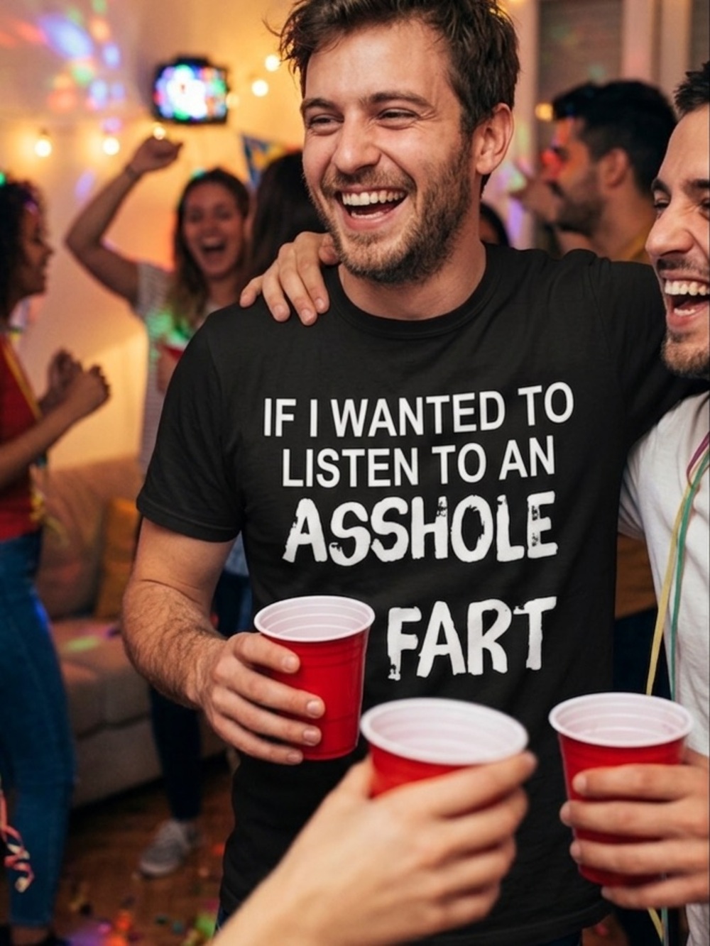 HILARIOUS !! 😆 Men’s Graphic Tee | Black T SHIRT | NWT !!